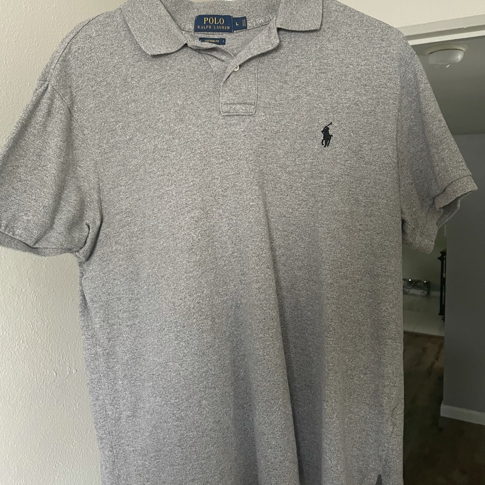 Grey Ralph Lauren polo